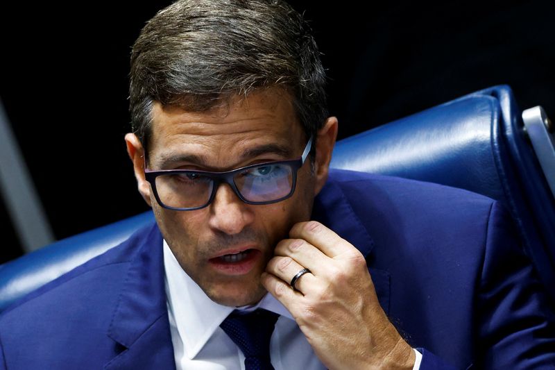 &copy; Reuters. Presidente do Banco Central, Roberto Campos Neto, durante sessão do Senado
15/02/2023 REUTERS/Adriano Machado