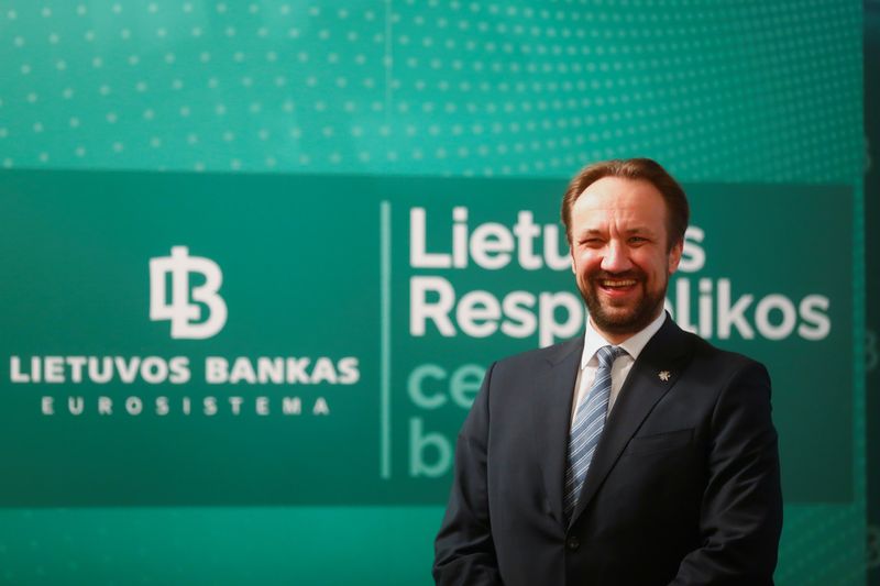 &copy; Reuters. 欧州中央銀行（ＥＣＢ）理事会メンバーのシムカス・リトアニア中銀総裁は３０日、ＥＣＢが６月と７月に金利を引き上げる可能性があると述べた。2021年撮影。（２０２３年　ロイター/Ints