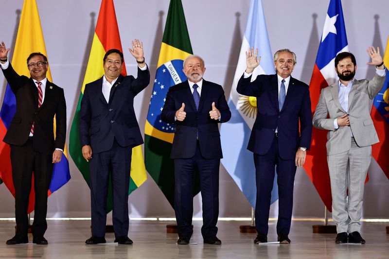 &copy; Reuters. Cúpula de líderes sul-americanos em Brasília
30/05/2023
REUTERS/Ueslei Marcelino