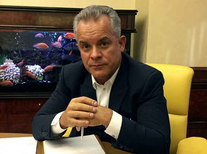 &copy; Reuters. FILE PHOTO: Moldova's media tycoon Vlad Plahotniuc attends an interview with Reuters at his office in Chisinau, Moldova, November 7, 2016. REUTERS/Matthias Williams