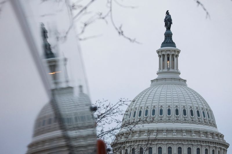 &copy; Reuters. Photo du dôme du bâtiment du Capitole des États-Unis. /Photo prise le 7 février 2023 à Washington, États-Unis/REUTERS/Amanda Andrade-Rhoades