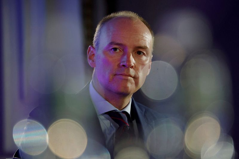 &copy; Reuters. FILE PHOTO: AerCap CEO Aengus Kelly takes part in a panel discussion at the International Air Transport Association's (IATA) Annual General Meeting in Boston, Massachusetts, U.S., October 5, 2021. REUTERS/Brian Snyder