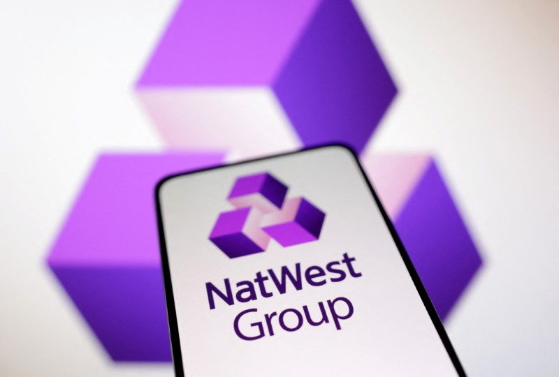 &copy; Reuters. FILE PHOTO: NatWest Group logo is seen in this illustration taken March 12, 2023. REUTERS/Dado Ruvic/Illustration