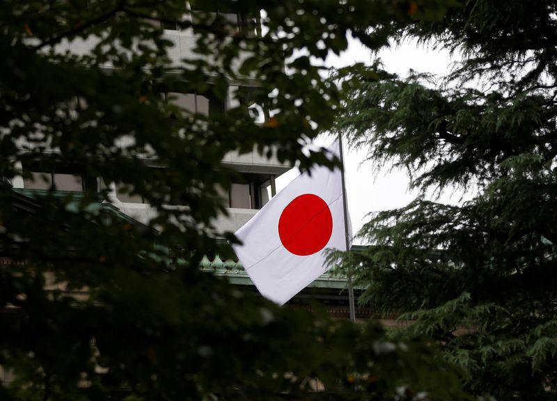 &copy; Reuters. FILE PHOTO: A Japanese flag flutters atop the Bank of Japan building in Tokyo, Japan, September 21, 2016.  REUTERS/Toru Hanai