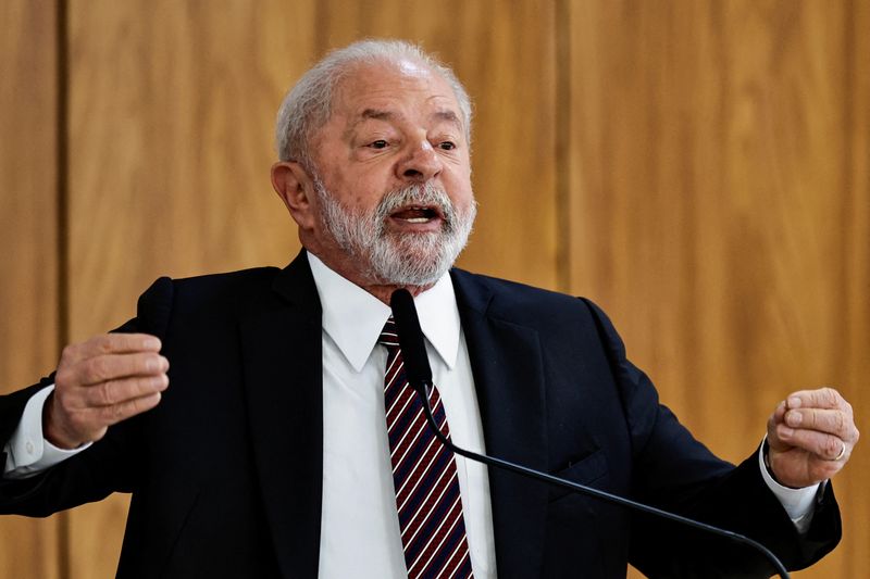 &copy; Reuters. Presidente Luiz Inácio Lula da Silva
29/05/2023
REUTERS/Ueslei Marcelino