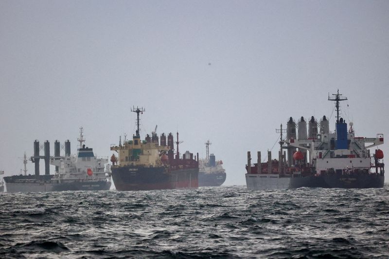 &copy; Reuters. 　ウクライナのソリスキー農業食料相は２日、黒海経由の穀物輸出合意が破棄された場合は、ロシアの支持が得られなくても代替策を講じ、輸出を継続する用意があると語った。イスタンブ