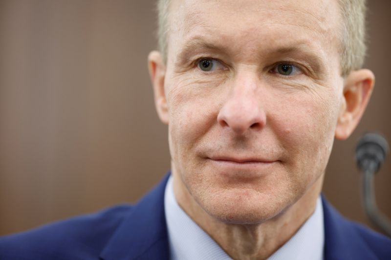 &copy; Reuters. FILE PHOTO: United Airlines CEO Scott Kirby testifies before the Senate Commerce, Science, and Transportation Committee in the Russell Senate Office Building on Capitol Hill, in Washington, U.S., December 15, 2021 Chip Somodevilla/Pool via REUTERS