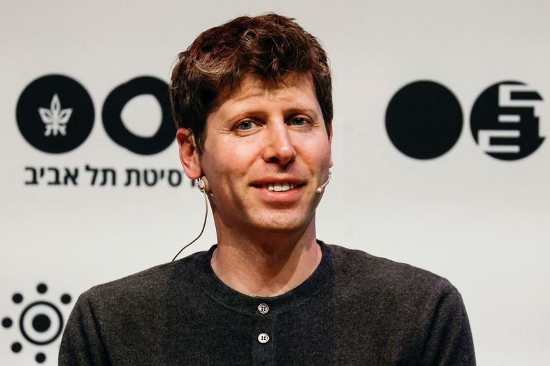 © Reuters. Sam Altman, CEO of Microsoft-backed OpenAI and ChatGPT creator takes part in a talk at Tel Aviv University in Tel Aviv, Israel June 5, 2023. REUTERS/Amir Cohen