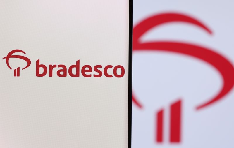 &copy; Reuters. Ilustração mostra logo do Bradesco
1/12/2021
REUTERS/Dado Ruvic/Illustration