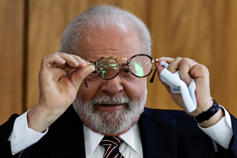 &copy; Reuters. Presidente Luiz Inácio Lula da Silva em Brasília
29/05/2023
REUTERS/Ueslei Marcelino