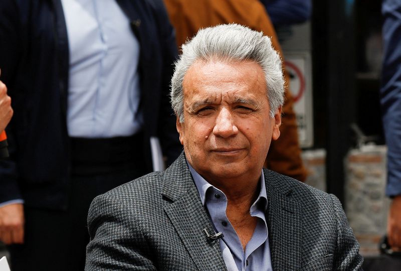 Ecuador judge loosens reporting conditions for ex-president Moreno