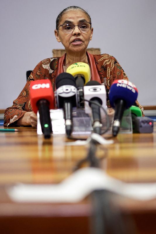 &copy; Reuters. Ministra Marina Silva
20/04/2023
REUTERS/Ueslei Marcelino