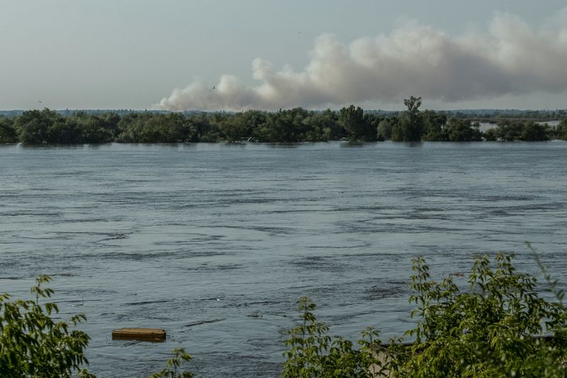 Moscow-backed official says Russian army gains advantage from Ukraine dam breach