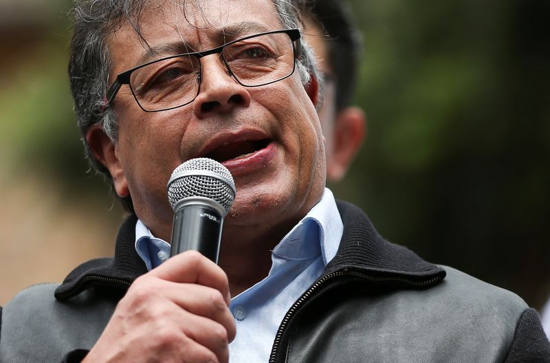 &copy; Reuters. Presidete da Colômbia, Gustavo Petro, discursa em Bogotá
07/06/2023
REUTERS/Luisa Gonzalez