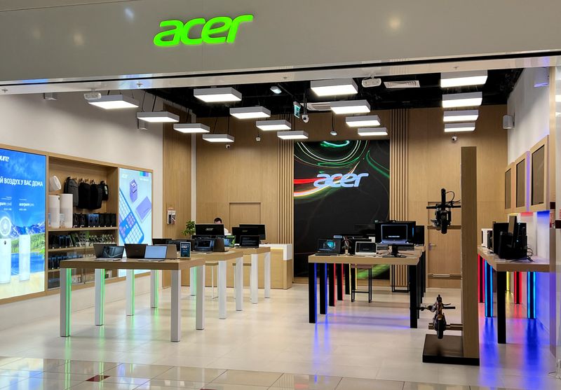 Exclusive-Taiwan’s Acer ships computer hardware to Russia after saying it would suspend business -data By Reuters