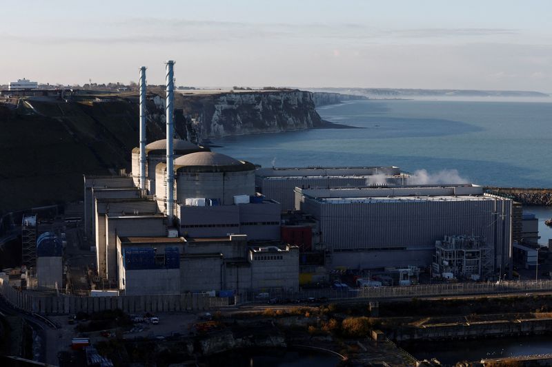 &copy; Reuters. FILE PHOTO: View of French utility EDF's Penly Nuclear Power Plant in Petit-Caux, near Dieppe, France, December 9, 2022. REUTERS/Benoit Tessier
