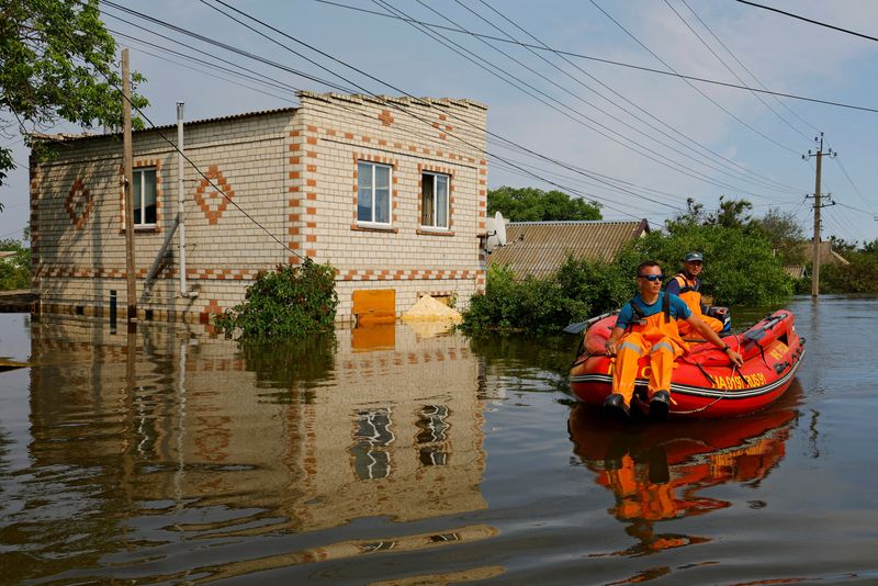 'Our house was carried away' - flood survivors in Russian-held Ukraine speak of their escape