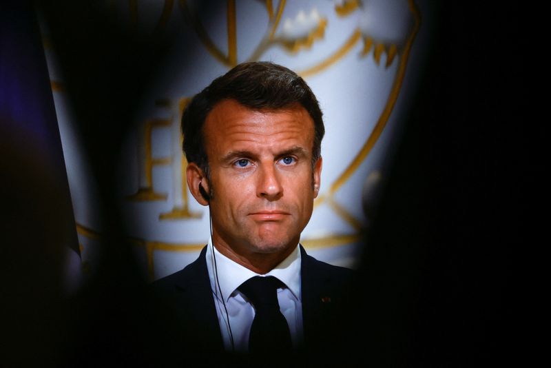 &copy; Reuters. Le président français Emmanuel Macron à l'Elysée à Paris. /Photo prise le 12 juin 2023/REUTERS/Sarah Meyssonnier