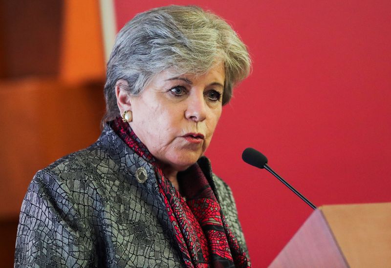 &copy; Reuters. Imagen de archivo. La exsecretaria ejecutiva de la Comisión Económica para América Latina y el Caribe (CEPAL) de las Naciones Unidas, Alicia Bárcena Ibarra, habla durante la presentación del plan de Desarrollo Económico en Ciudad de México, México