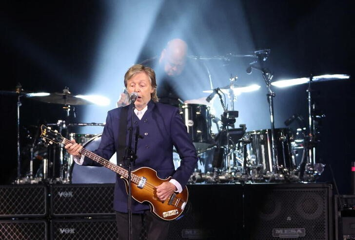&copy; Reuters. Paul McCartney durante apresentação na Califórnia
13/05/2022
REUTERS/Mario Anzuoni
