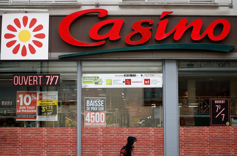 &copy; Reuters. Un supermarché de Casino à Nantes, France. /Photo prise le 2 février 2023/REUTERS/Stephane Mahé