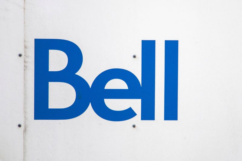 &copy; Reuters. FILE PHOTO: A sign for Bell Canada on a vehicle in Toronto, Ontario, Canada December 13, 2021.  REUTERS/Carlos Osorio