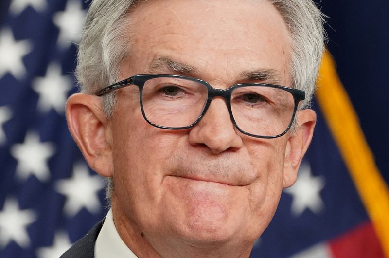 &copy; Reuters. U.S. Federal Reserve Chairman Jerome Powell listens to a question during a press conference after the release of the Fed policy decision to keep interest rates unchanged, at the Federal Reserve in Washington, U.S,  June 14, 2023.  REUTERS/Kevin Lamarque