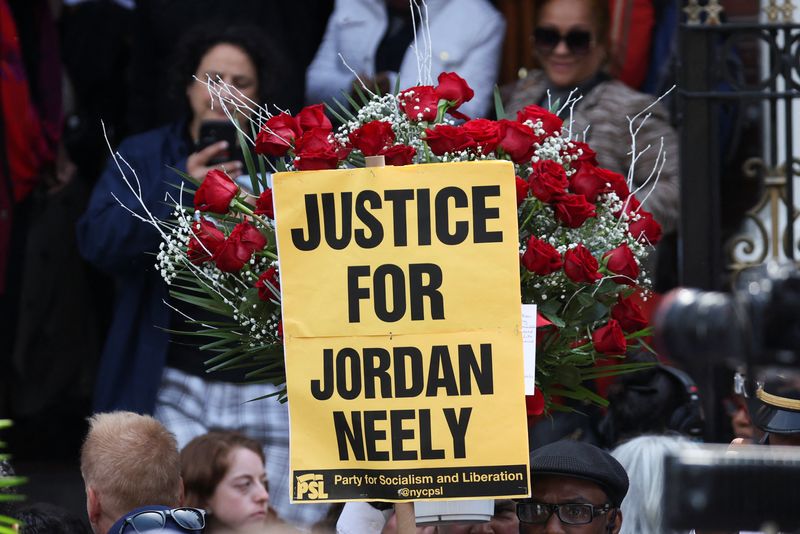 &copy; Reuters. Funeral de Jordan Neely na cidade de Nova York, EUA
19/5/2023 REUTERS/Shannon Stapleton/Arquivo