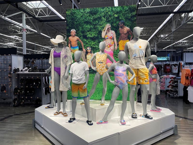 &copy; Reuters. Mannequins are seen at a Walmart's newly remodeled store, in Teterboro, New Jersey, U.S., June 7, 2023. REUTERS/Siddharth Cavale