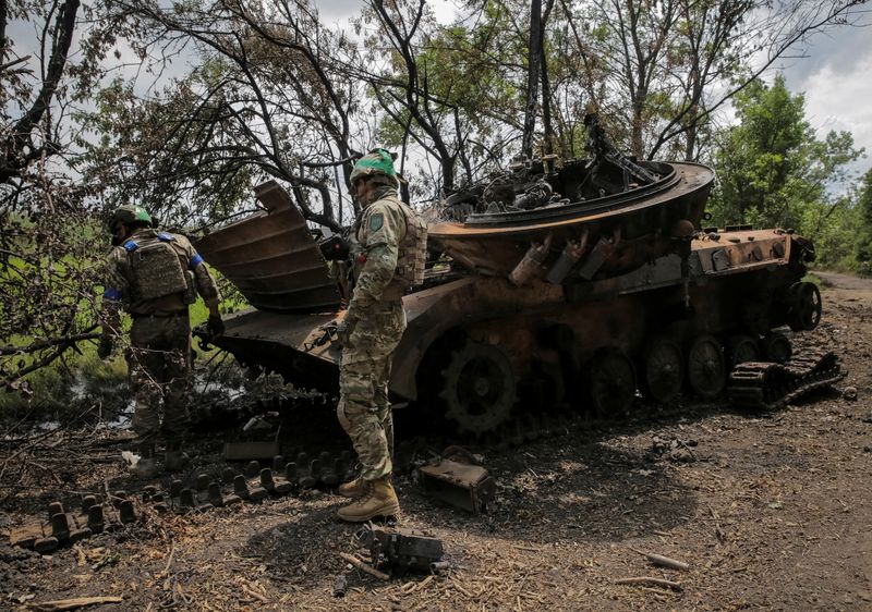 Russia tries to signal normalcy as Ukraine forces advance