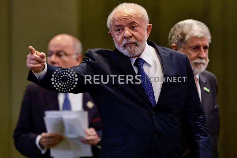 &copy; Reuters. Presidente Luiz Inácio Lula da Silva em Brasília
30/5/2023 
REUTERS/Ueslei Marcelino