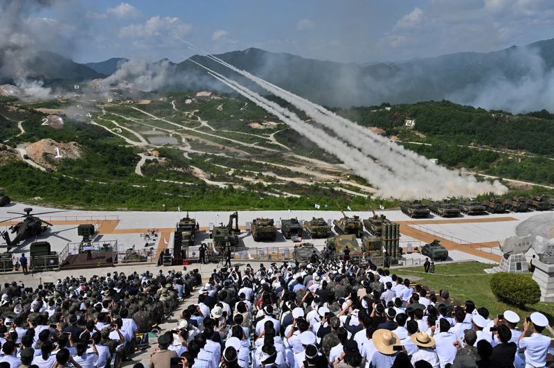 &copy; Reuters. EUA e Coreia do Sul realizam exercícios militares conjuntos em Pocheon, Coreia do Sul
15/06/2023
Jung Yeon-je/Pool via REUTERS