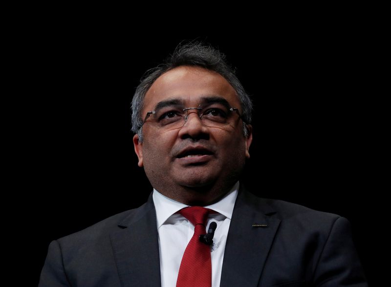 &copy; Reuters. FILE PHOTO: Nissan Motor COO Ashwani Gupta speaks during a news conference at Nissan Motor headquarters in Yokohama, Japan, December 2, 2019. REUTERS/Kim Kyung-Hoon