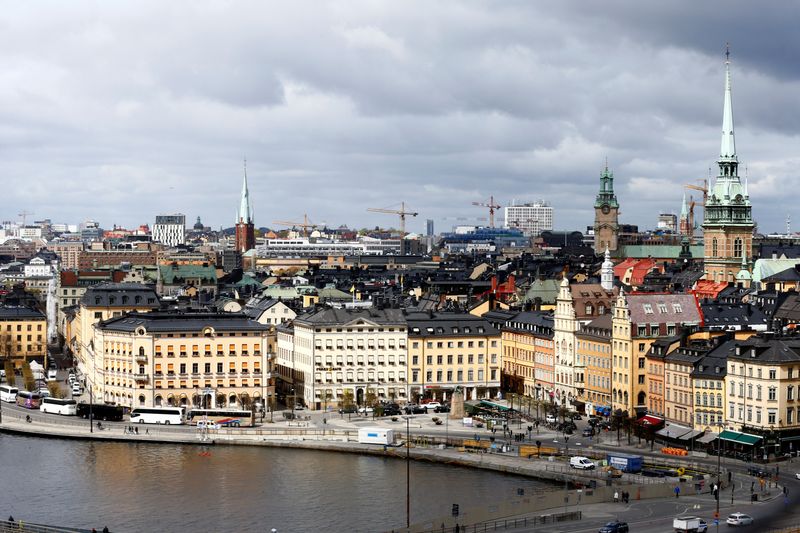 © Reuters. FILE PHOTO: A general view of Stockholm, Sweden, May 8, 2017. REUTERS/Ints Kalnins/File Photo