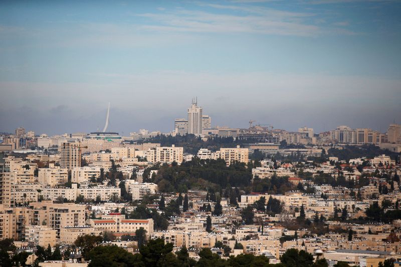 &copy; Reuters. منظر عام لغرب القدس في صورة من أرشيف رويترز. 