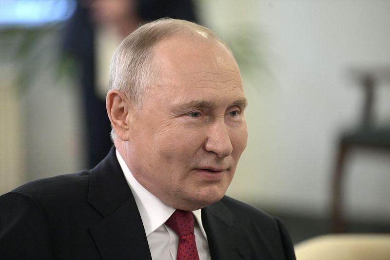 &copy; Reuters. الرئيس الروسي فلاديمير بوتين في موسكو يوم 12 يونيو حزيران 2023. صورة  لرويترز من ممثل لوكالات الأنباء.