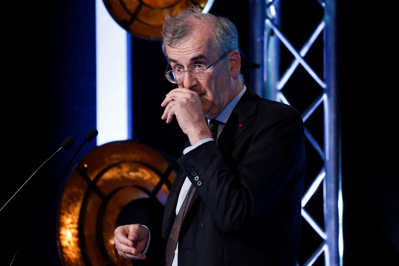 &copy; Reuters. François Villeroy de Galhau, gouverneur de la Banque de France, assiste au Forum financier international Paris Europlace à Paris, en France. /Photo prise le 12 juillet 2022/REUTERS/Benoit Tessier