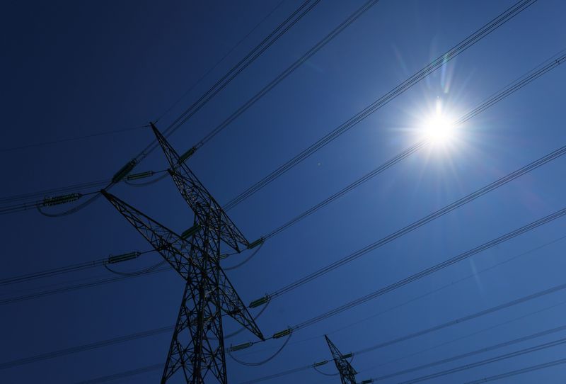 &copy; Reuters. Lignes électriques près de la centrale nucléaire d'EDF à Cattenom, France. /Photo prise le 13 juin 2023/REUTERS/Yves Herman