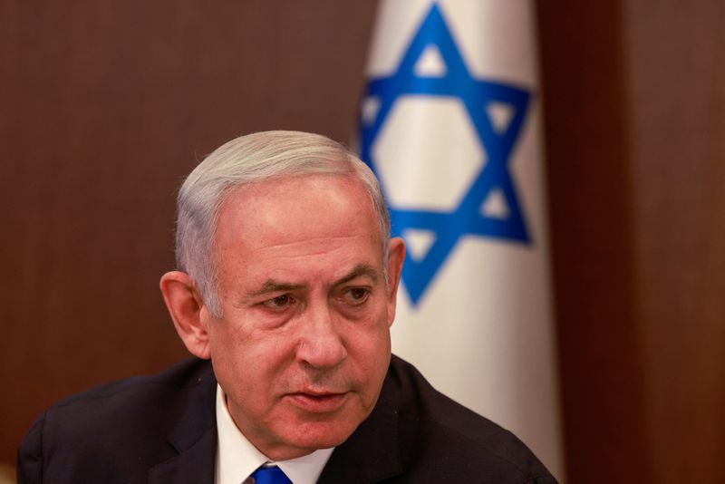 &copy; Reuters. Foto de archivo del primer ministro de Israel, Benjamin Netanyahu 
Jun 11, 2023.     MENAHEM KAHANA/Pool via REUTERS/