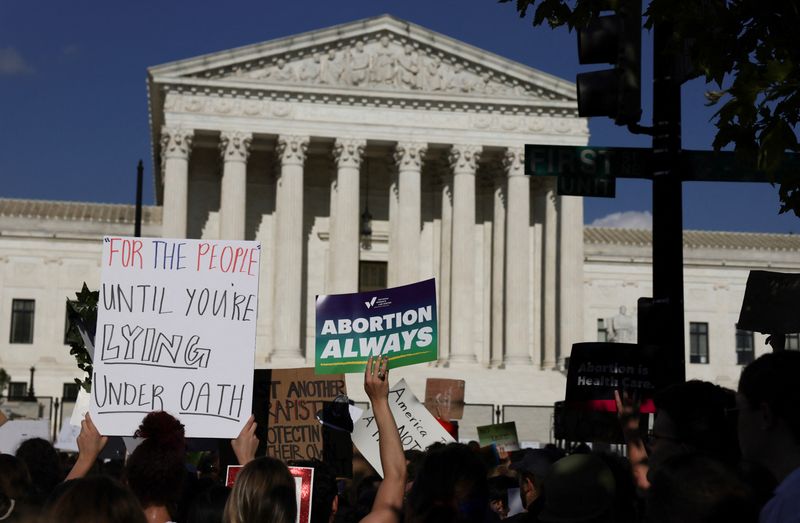 Abortion rights supporters and opponents mark one year without Roe v. Wade