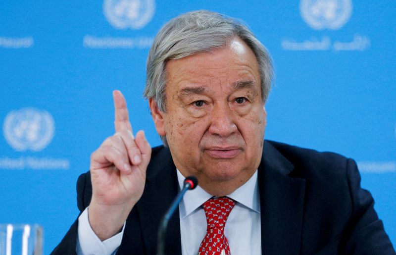 UN chief calls for acceleration of Black Sea grain deal exports