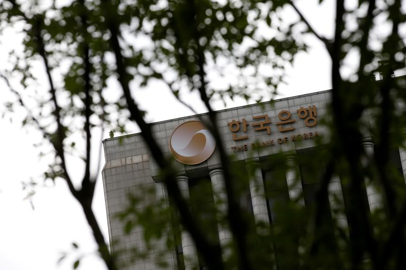 &copy; Reuters. 　６月２１日、韓国銀行（中央銀行）は、韓国で銀行危機が起きる可能性は極めて低く、世界規模の危機が発生しても資本逃避が突然起きる公算は小さいとの見方を示した。写真は韓国銀行