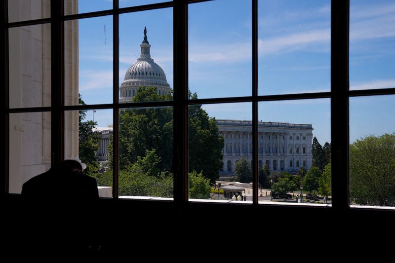 &copy; Reuters. The U.S. Capitol dome is seen from the Russell Senate Office Building on Capitol Hill in Washington, U.S., April 19, 2023. REUTERS/Sarah Silbiger