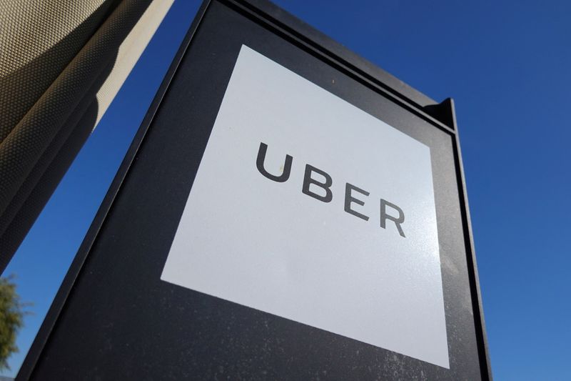 &copy; Reuters. Logo da Uber em San Diego, na Califórnia, EUA
23/11/2022 REUTERS/Mike Blake