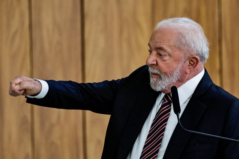 &copy; Reuters. Presidente Luiz Inácio Lula da Silva em Brasília
29/05/2023 REUTERS/Ueslei Marcelino