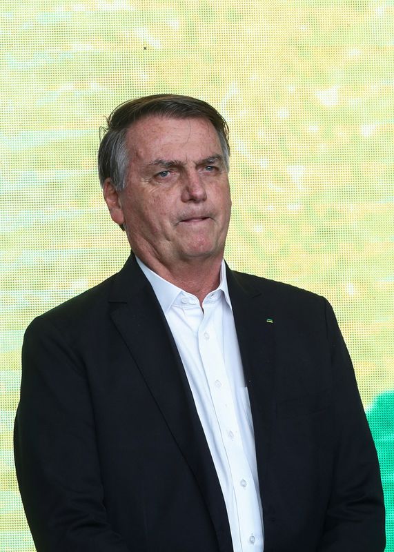 &copy; Reuters. Ex-presidente Jair Bolsonaro durante evento em São Paulo
06/05/2023 REUTERS/Carla Carniel