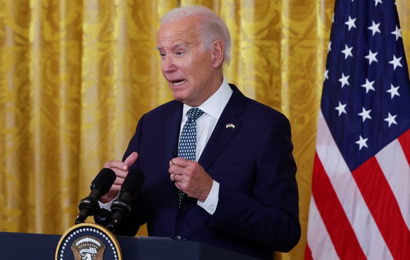 &copy; Reuters. Presidente dos EUA, Joe Biden
22/06/2023
REUTERS/Evelyn Hockstein