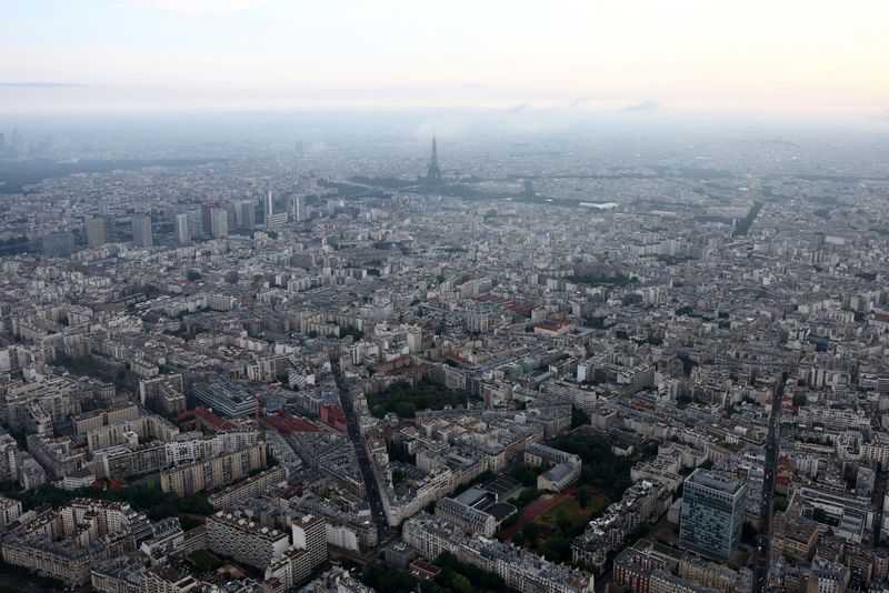 &copy; Reuters. Vue aérienne de Paris. /Photo prise le 19 juin 2023/REUTERS/Stéphanie Lecocq