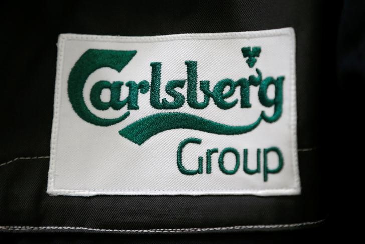 &copy; Reuters. Foto de archivo del logo de Calsberg 
Sep 12, 2019. REUTERS/Vincent Kessler