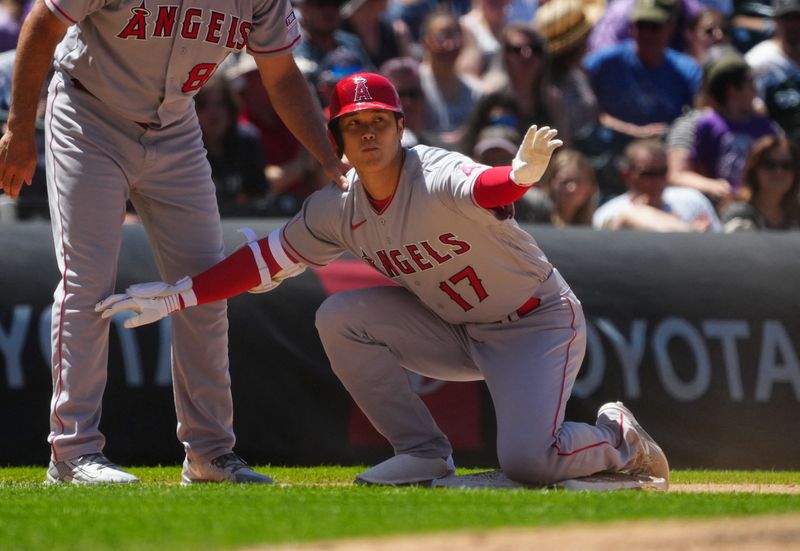 &copy; Reuters. ＭＬＢは２５日、各地で試合を行い、エンゼルスの大谷翔平選手はロッキーズ戦に「２番・指名打者」で先発し、マルチ安打を記録した（２０２３年　ロイター/USA TODAY Sports）